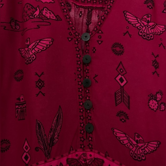 SPELL and the Gypsy Dress PHOENIX MAGENTA PLAY DRESS LONG SLEEVES MINI - Picture 13 of 15
